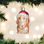 Old World Christmas Standing Christmas Bunny Ornament - hand-blown glass Christmas tree ornament