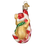 Old World Christmas Christmas Mouse Ornament - hand-blown glass Christmas tree ornament (view 5)
