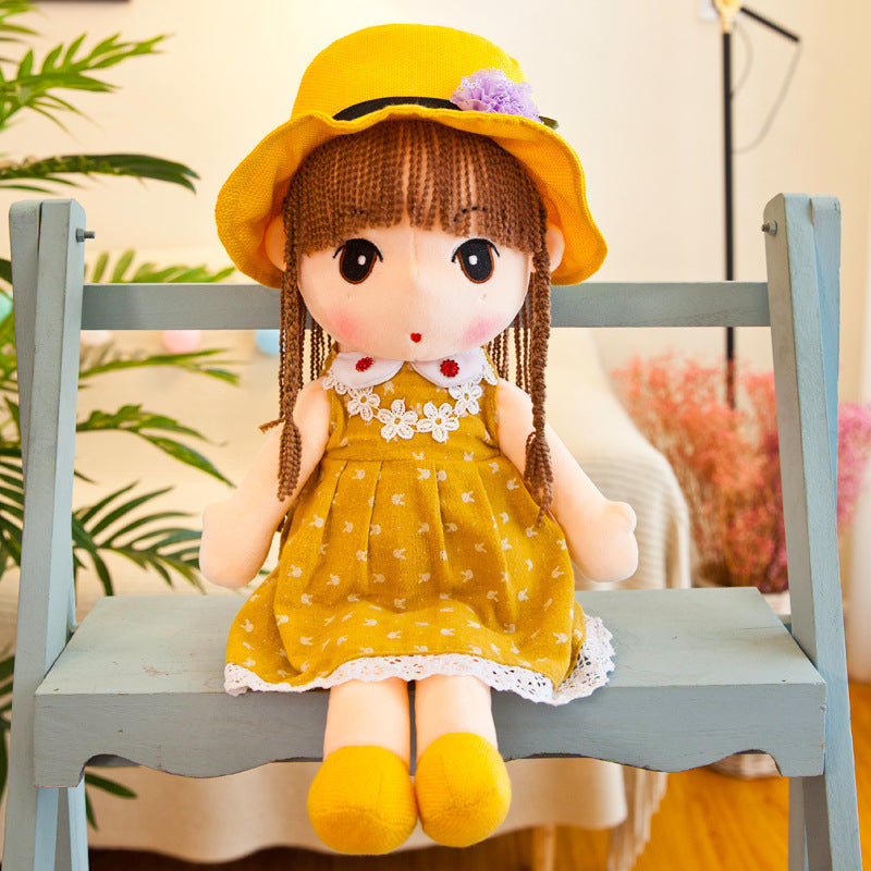 Floral skirt rag doll - Cindi Book