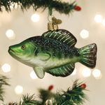 Old World Christmas Crappie Ornament - hand-blown glass Christmas tree ornament