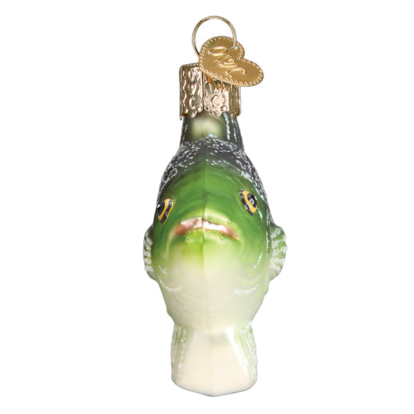 Old World Christmas Crappie Ornament - hand-blown glass Christmas tree ornament (view 5)