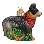 Old World Christmas Australian Cattle Dog Ornament - hand-blown glass Christmas tree ornament (view 4)