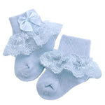 BOW LACE baby socks - Cindi Book