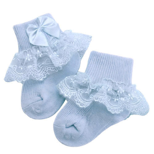 BOW LACE baby socks - Cindi Book
