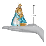 Old World Christmas Mrs. Rabbit And Peter Ornament - hand-blown glass Christmas tree ornament (view 6)