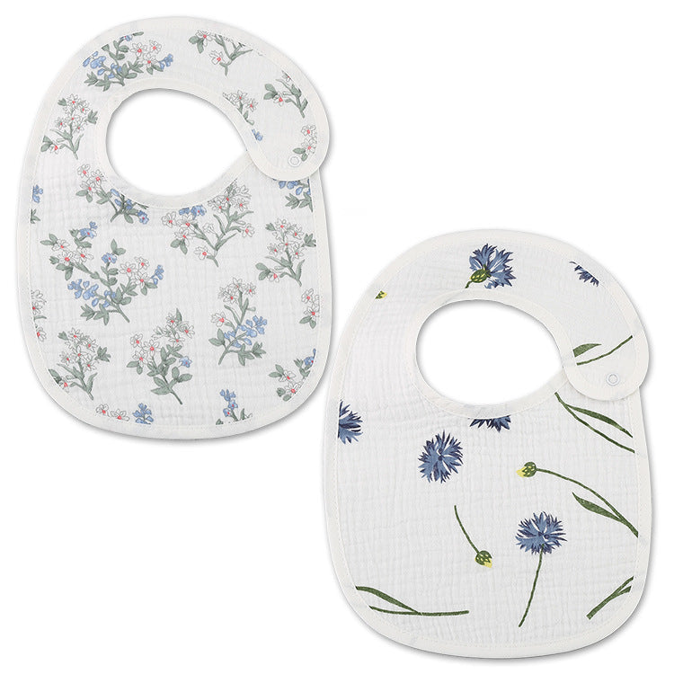 Thin Kids' Bib Pure Cotton Waterproof Gauze Saliva Towel - Cindi Book