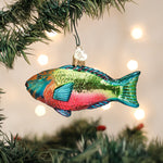 Old World Christmas Parrotfish Ornament - hand-blown glass Christmas tree ornament