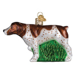Old World Christmas German Shorthaired Pointer Ornament - hand-blown glass Christmas tree ornament (view 3)