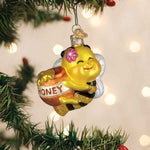 Old World Christmas Bee Sweet Ornament - hand-blown glass Christmas tree ornament