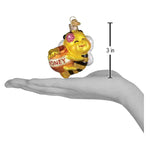 Old World Christmas Bee Sweet Ornament - hand-blown glass Christmas tree ornament (view 5)