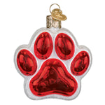 Old World Christmas Santa Paws Ornament - hand-blown glass Christmas tree ornament (view 3)