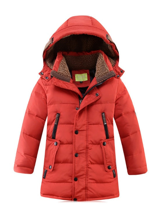 '-30 Degree Children's Winter Jackets Duck Down Padded Children Clothing Big Boys Warm Winter Down Coat Thickening Outerwear - Cindi Book