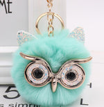 Lovely Owl Plush Doll Kids Favors Fur Ball Key Chain - Cindi Book