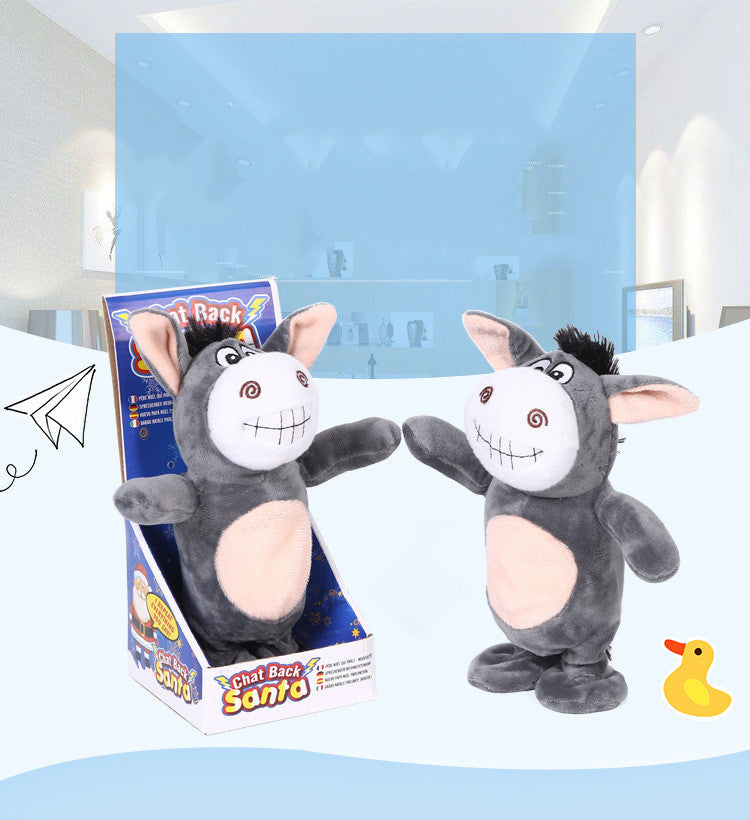 Electronic Robot Donkey Remote Control Kids Plush Toy Speak /walk/sing - Cindi Book