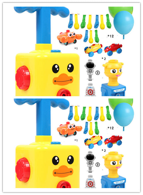 Power Balloon Launch Tower Toy Puzzle  Education Inertia Air Power Balloon Car Science Experimen Toy For Children Gift - Cindi Book
