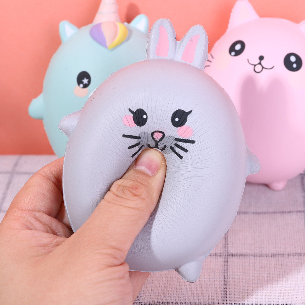 Soft and slow rebound decompression toy - Cindi Book