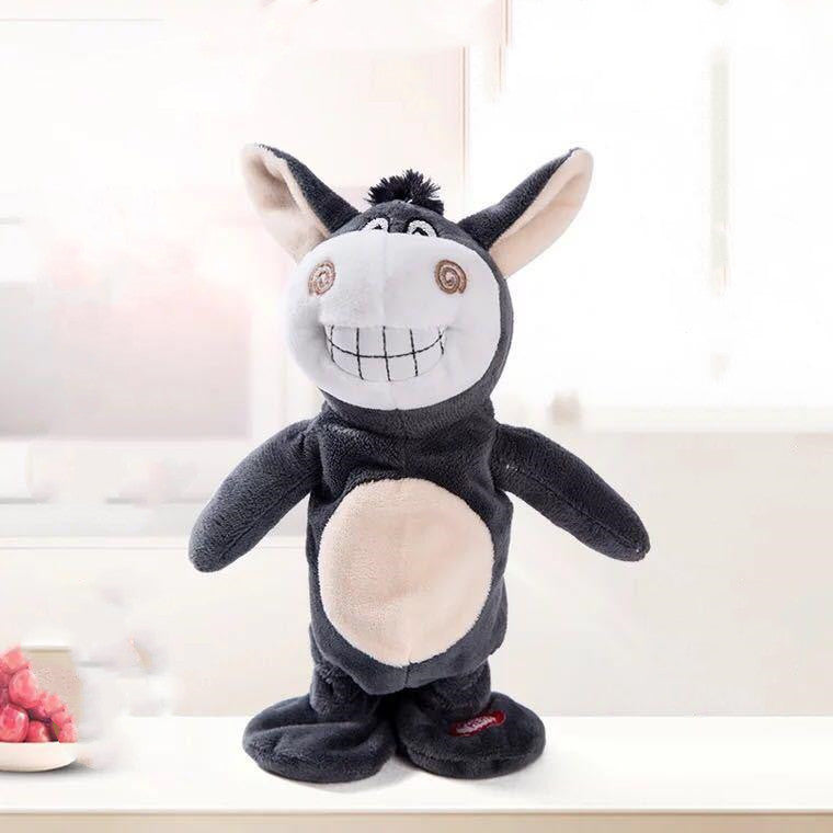 Electronic Robot Donkey Remote Control Kids Plush Toy Speak /walk/sing - Cindi Book