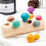 Simulation Mushroom Picking Game Wooden Toys - Cindi Book
