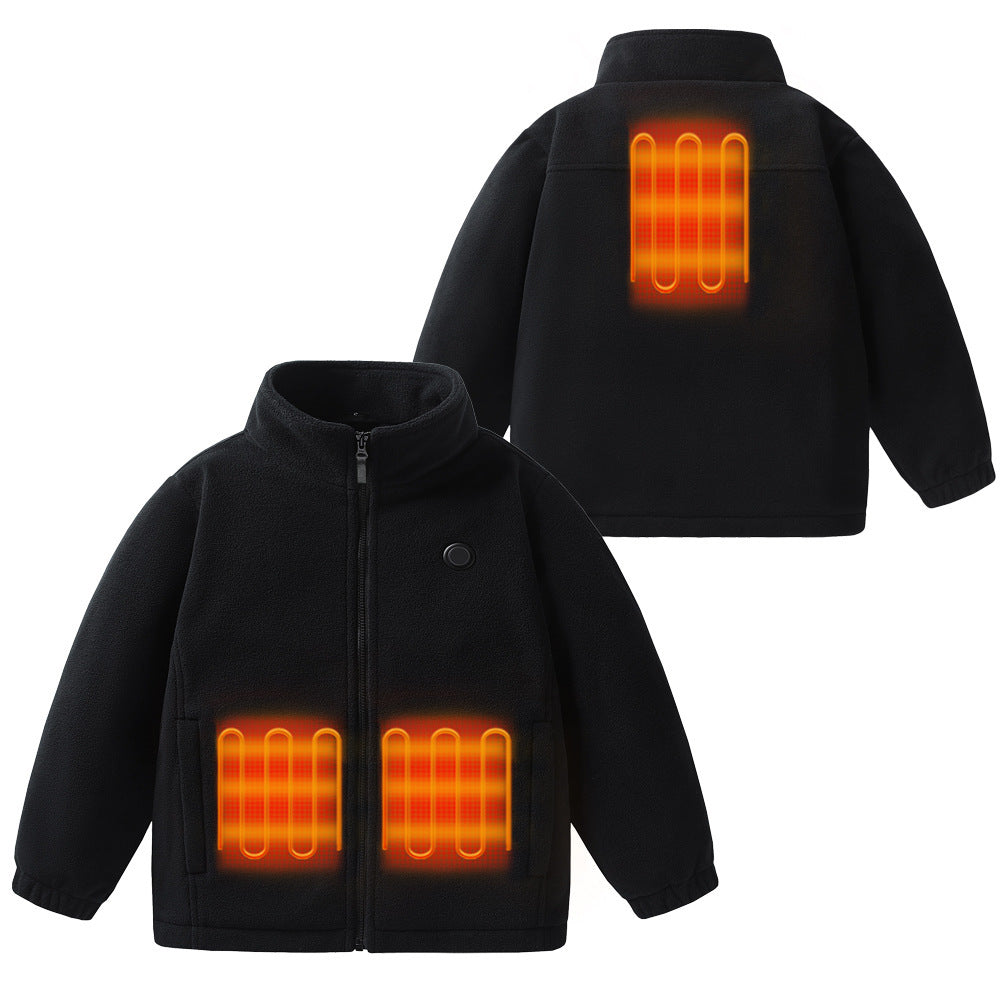 Children's Heating Jacket Heating Polar Fleece - Cindi Book