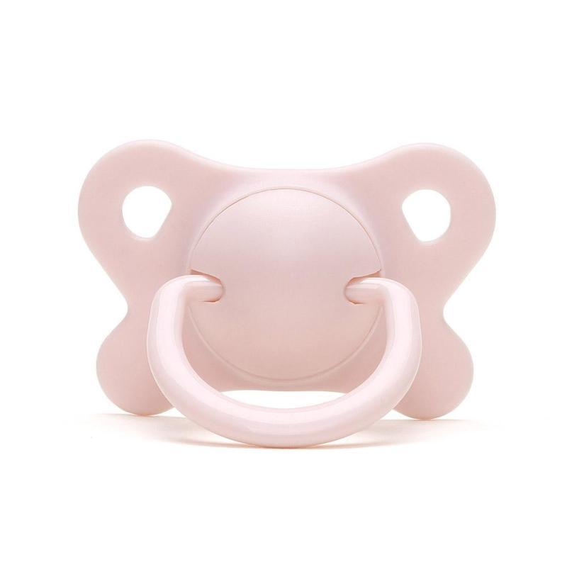 Pacifier Sleeping Baby Pacifier Newborn Silicone Pacifier Super Soft Flat Head - Cindi Book