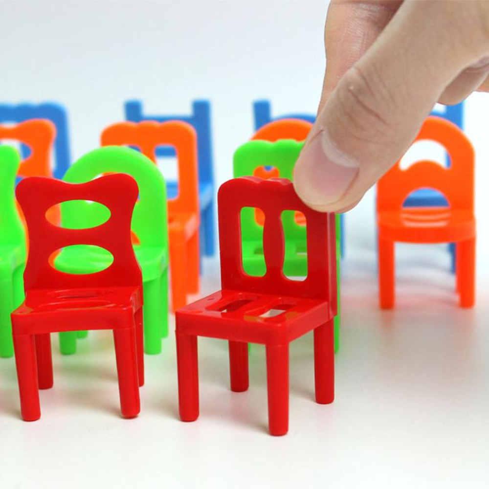 Colorful Chair Stack