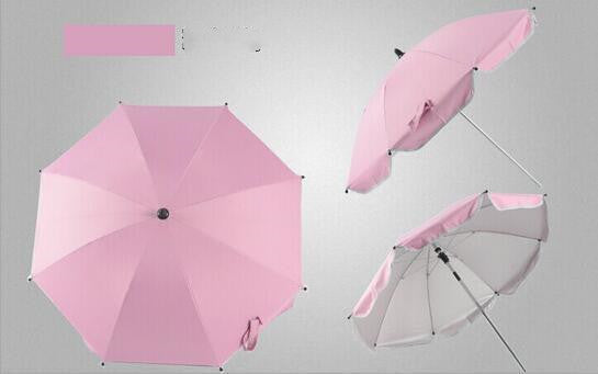 360 Degrees Pram Umbrellas Cart Accessories Adjustable Stroller Umbrella - Cindi Book