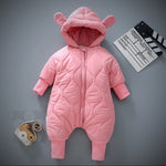 Thicken Solid Color Baby Onesies For Autumn And Winter - Cindi Book