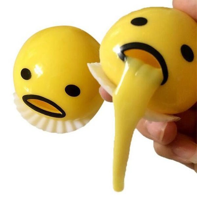 Puking Ball Brother Egg Yolk Pinch Vomit Spoof And Play Tricky Toys - Cindi Book
