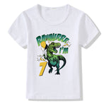 Children's T-shirt Numbers 1-9 Birthday T-shirt - Cindi Book