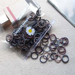 Mini baby finger colored hair loops will not hurt your hair - Cindi Book