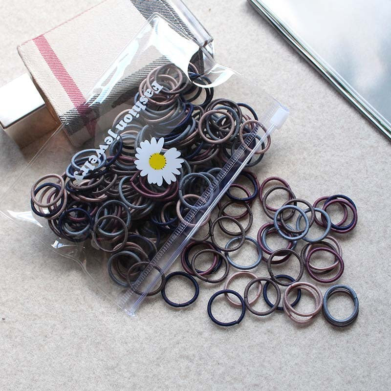 Mini baby finger colored hair loops will not hurt your hair - Cindi Book