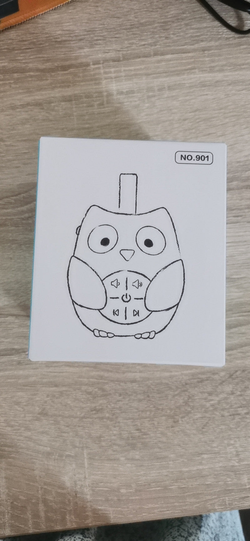Baby Carriage Pendant Owl Soothing Music Box - Cindi Book