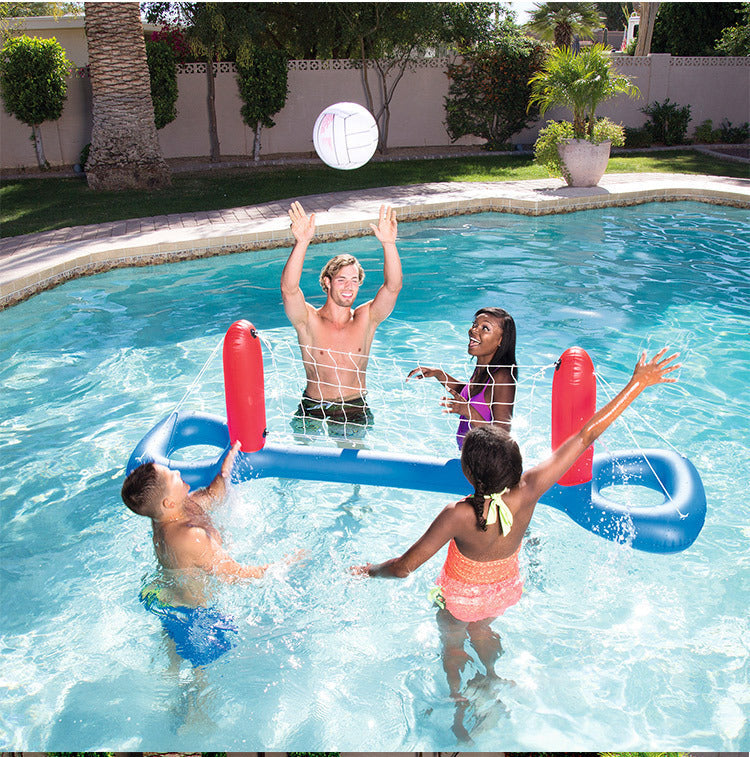 Giant Inflatable Pool Toy Volleyball Football Ball Game Swimming Game Toys Air Mattresses Large Floating Island Boat Toy Party - Cindi Book