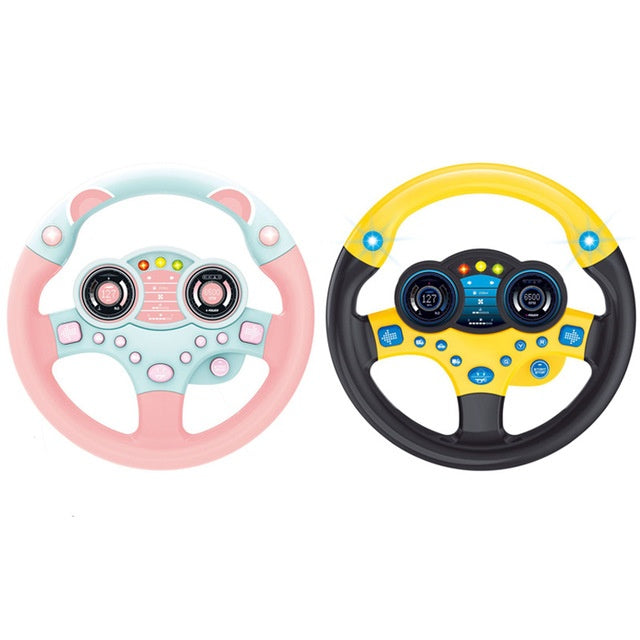 Co-pilot simulation steering wheel puzzle simulation toy - Cindi Book