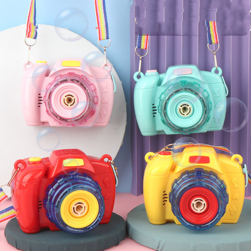 Camera Bubble Blowing Toys for Kids Fully-Automatic Soap Bubble Machine