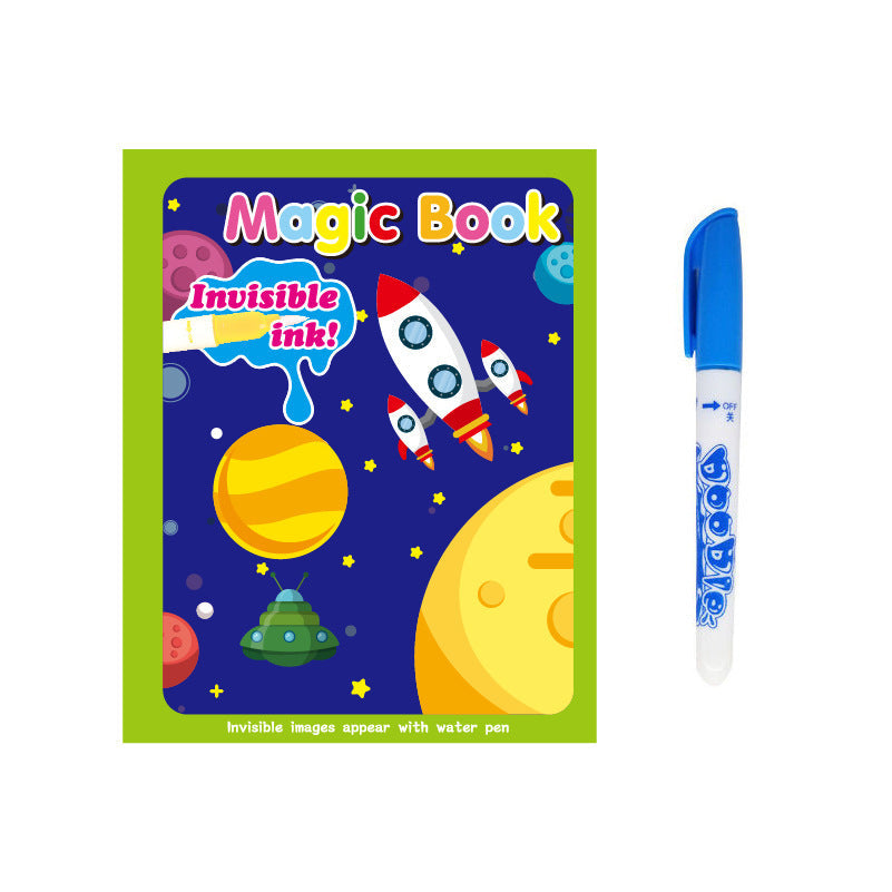 Children's Creative Magic  Water Painting Book - Cindi Book