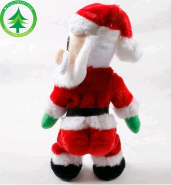 Christmas Decorations Electric Santa Toys Creative Twist Music Santa Claus Dolls - Cindi Book