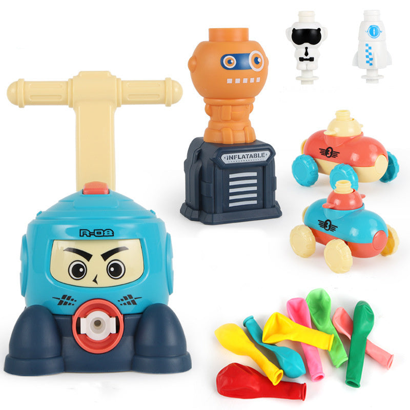 Power Balloon Launch Tower Toy Puzzle  Education Inertia Air Power Balloon Car Science Experimen Toy For Children Gift - Cindi Book