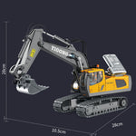 Children's Simple Alloy Charging Excavator Toy Car - Cindi Book