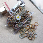 Mini baby finger colored hair loops will not hurt your hair - Cindi Book