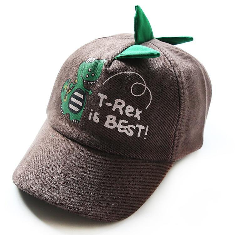 ''T-REX IS BEST'' DINOSAUR KIDS HATS - Cindi Book