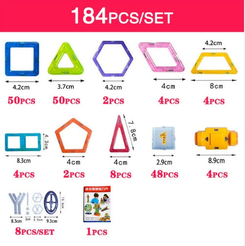 Mini Magnetic Piece Educational Toys - Cindi Book