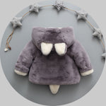 Winter popular girl's plush plush coat baby - Cindi Book