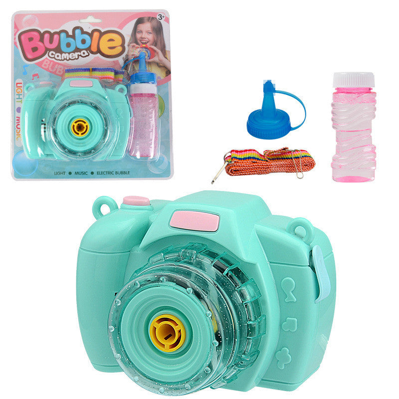 Camera Bubble Blowing Toys for Kids Fully-Automatic Soap Bubble Machine