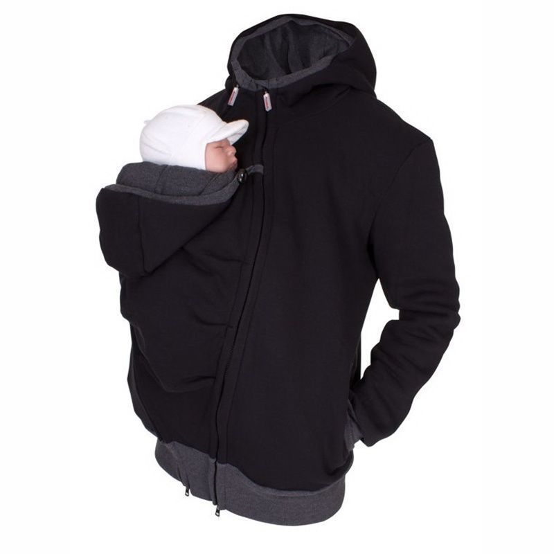 Two in one multifunctional kangaroo dad sweater - Cindi Book