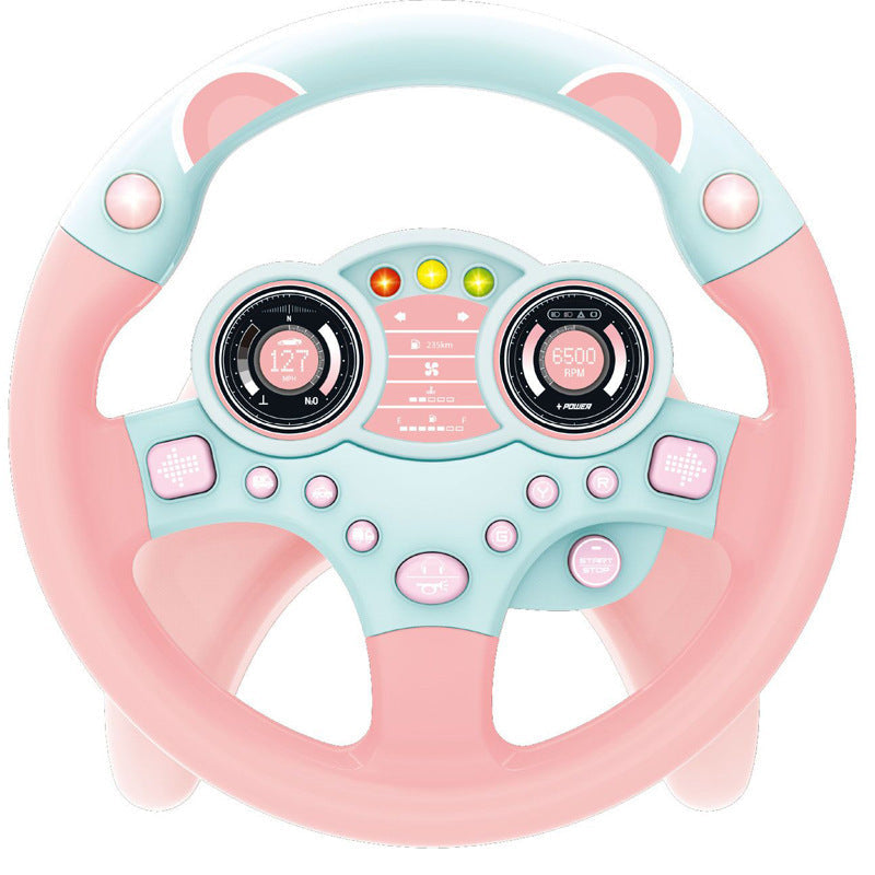 Co-pilot simulation steering wheel puzzle simulation toy - Cindi Book