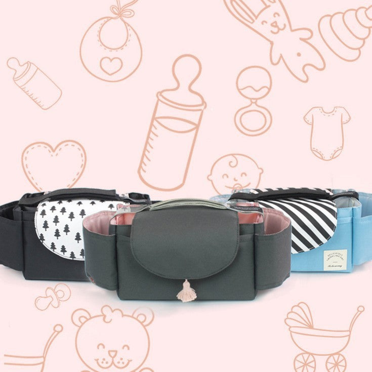 Multifunction Baby Stroller Bag Organizer Maternity Nappy Bag Stroller Accessories Cup wheelchair bag - Cindi Book