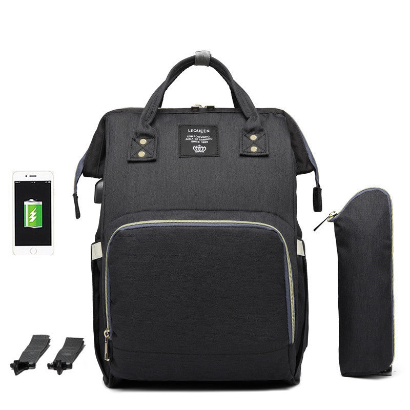 LEQUEEN Multifunctional Large Capacity Mummy Bag - Cindi Book
