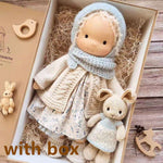 Handmade Plush Doll Golden Curly Girl Finished Product - Cindi Book