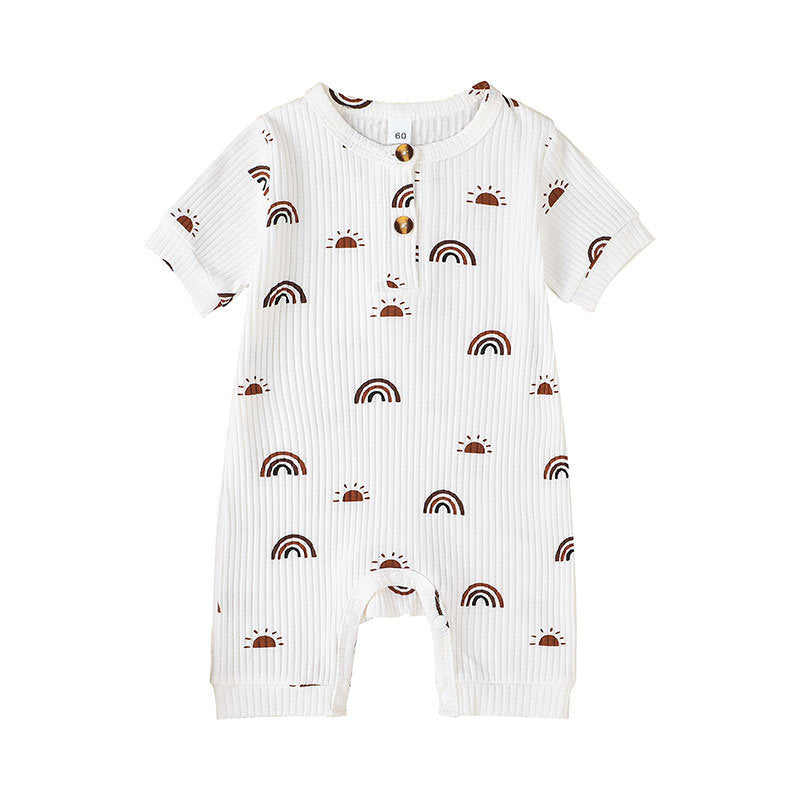 Summer New Short Sleeves For Baby And Infants Rompers Jumpsuit - Cindi Book